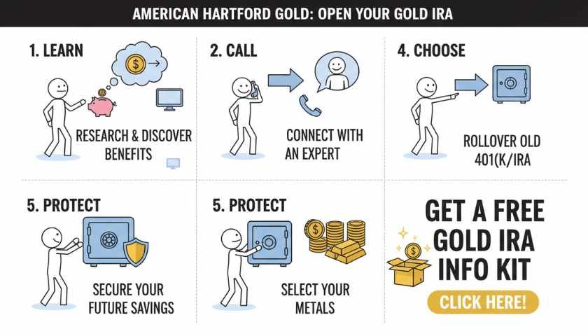 How to open a Gold IRA with American Hartford Gold