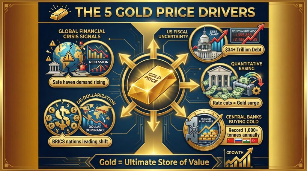 5 Gold Price Drivers