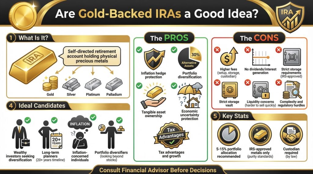 Are Gold Backed IRAs a Good Idea in 2026?