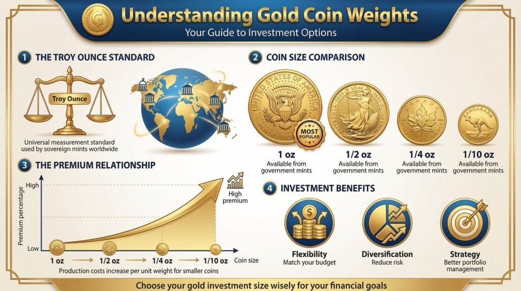 Assortment of Gold Coin Weights