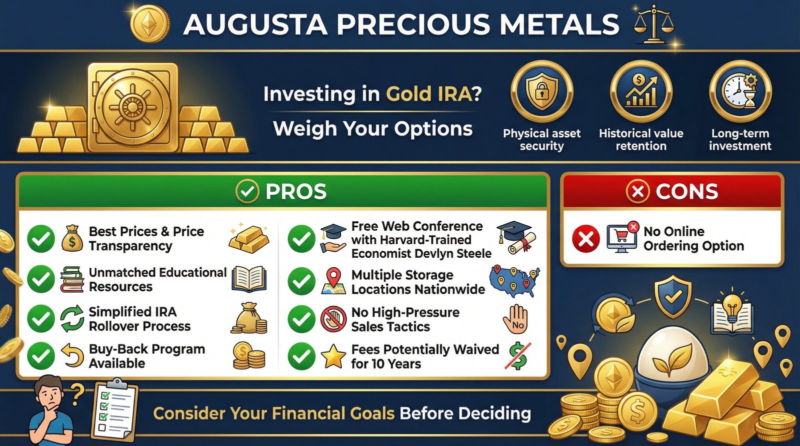 Augusta Precious Metals Pros and Cons