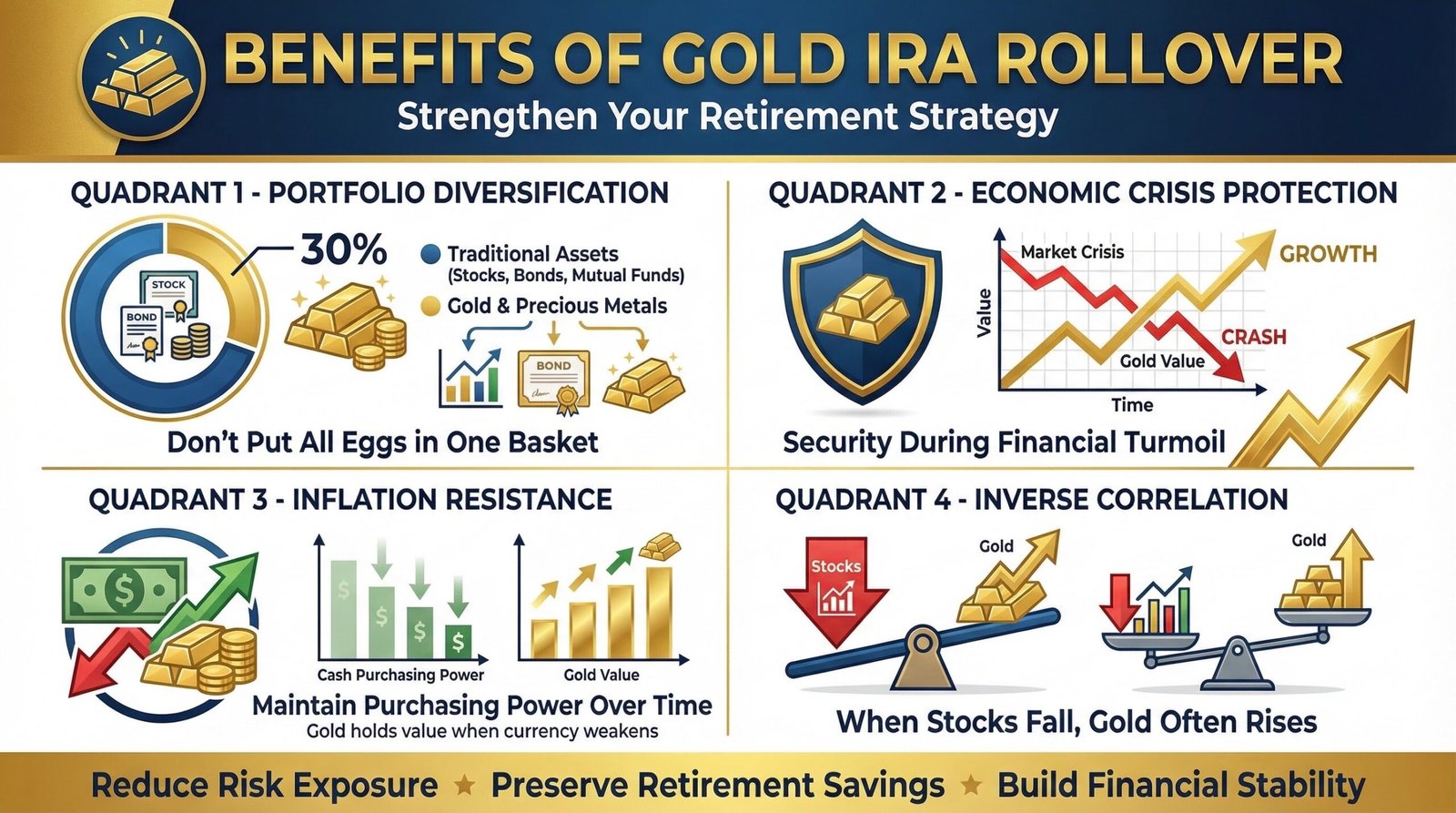 Benefits of Gold IRA Rollover