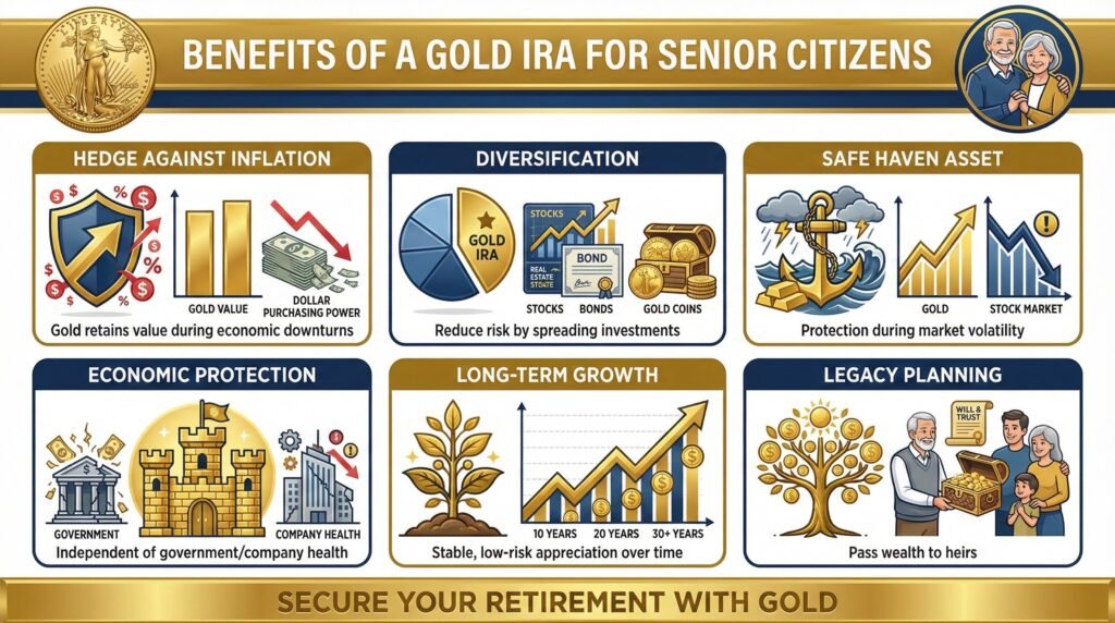 Benefits of a Gold IRA for Senior Citizens