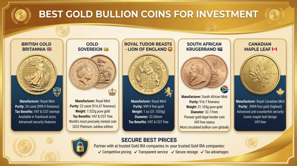 Best Gold Bullion Coins for Investment