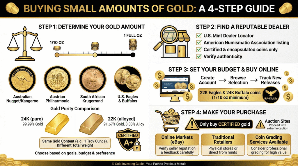 Buy Small Amounts of Gold