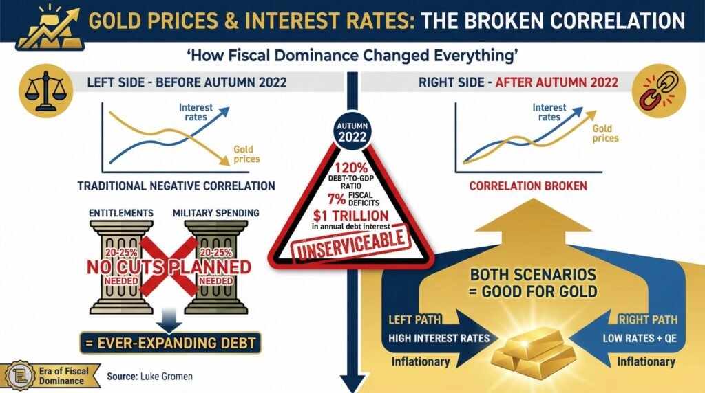 Gold Prices and Real Rates Today. A Broken Correlation