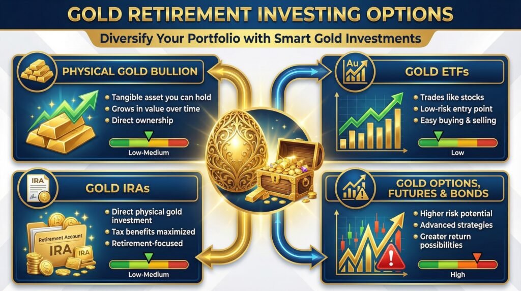 Gold Retirement Investing Options