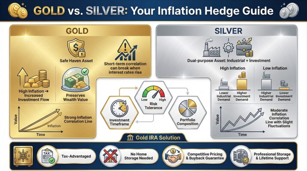 Gold vs. Silver- Inflation Hedge