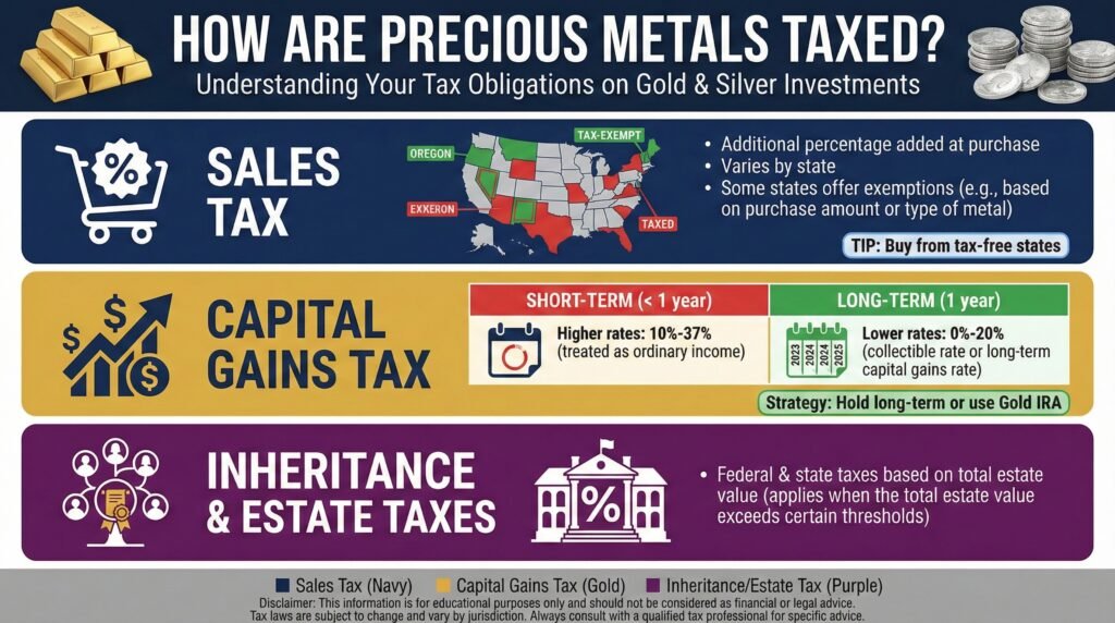 How Are Precious Metals Taxed?