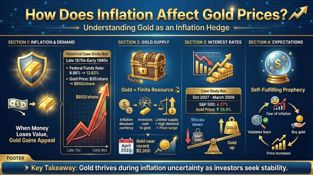 How Does Inflation Affect Gold Prices?
