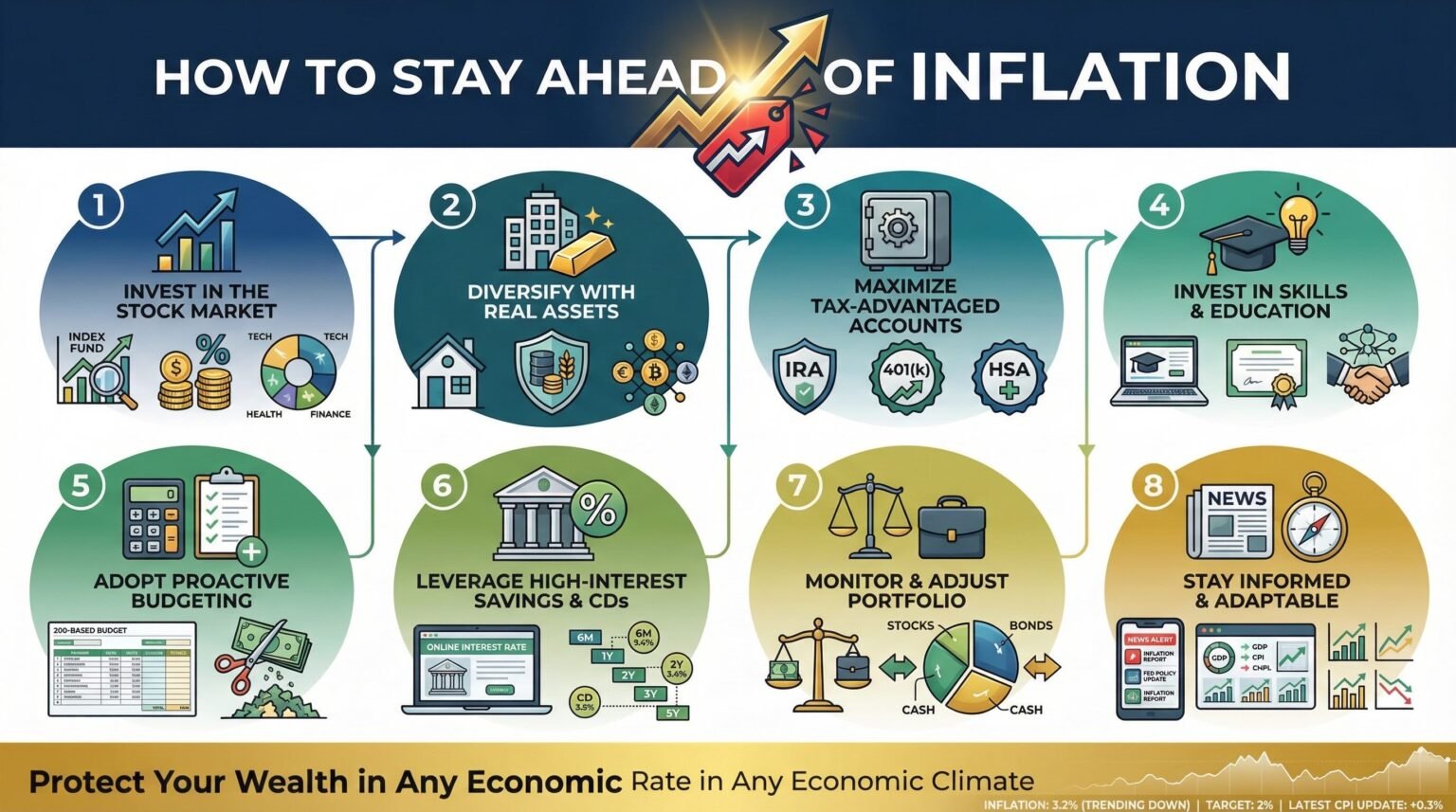 How to Beat Inflation in 2026: 8 Proven Strategies to Protect Your Wealth