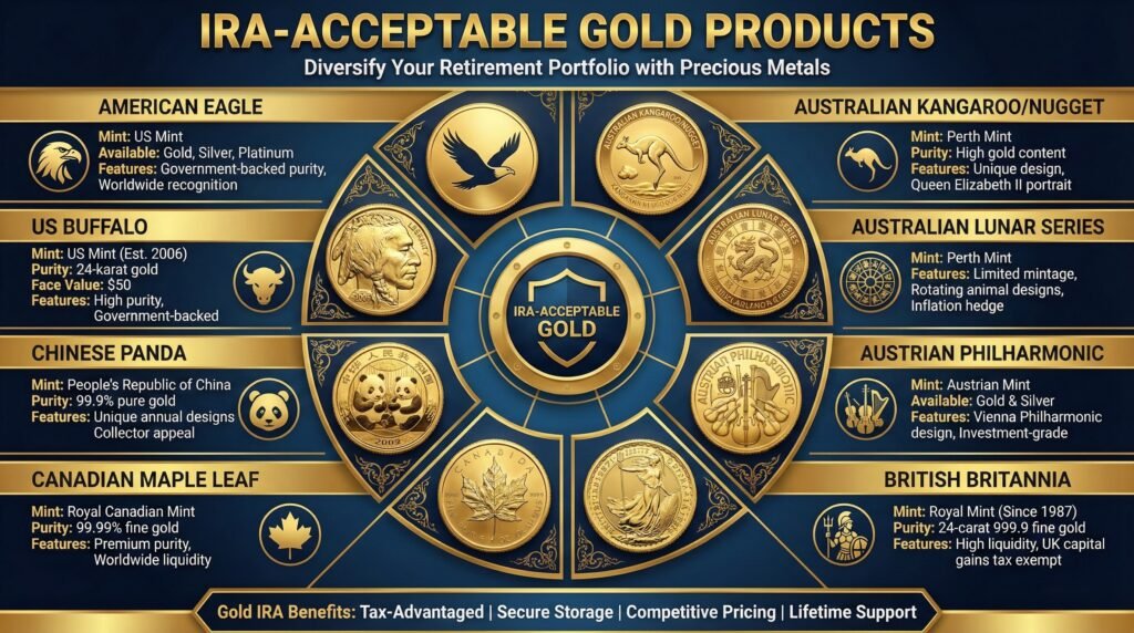 IRA-Acceptable Gold Products