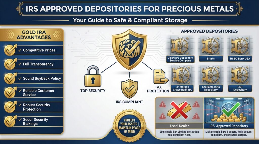IRS Approved Depository for Precious Metals