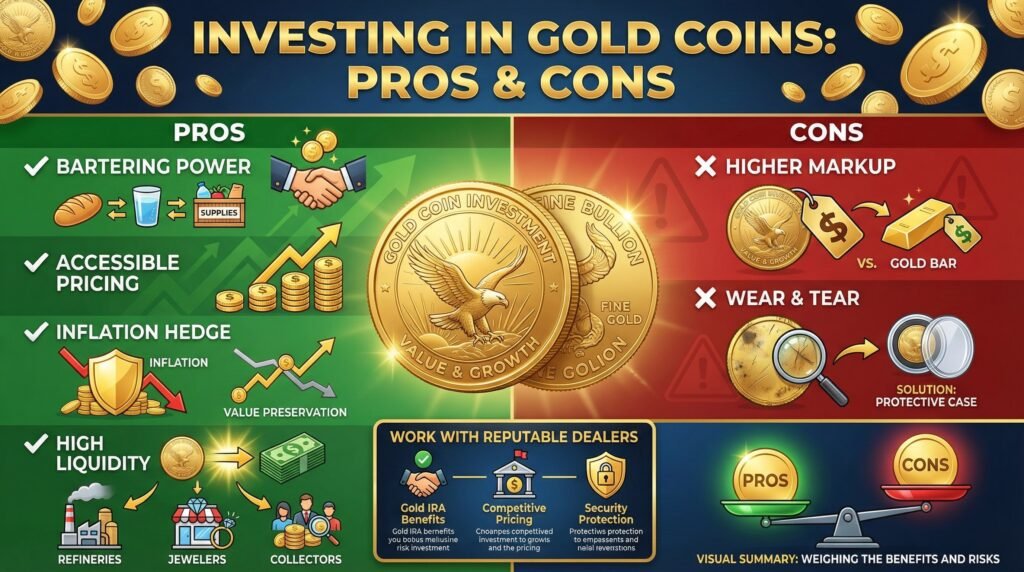 Investing in Gold Coins Pros and Cons