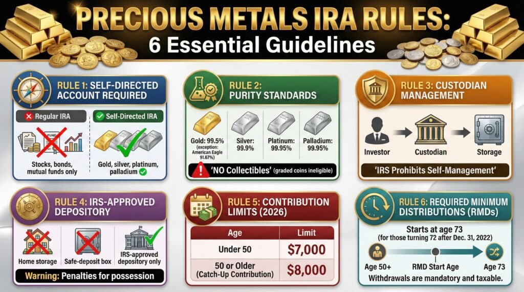 Precious Metal IRA Rules
