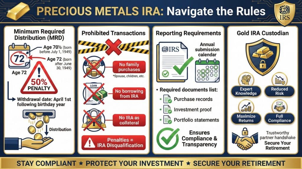 Precious Metals IRA – Rules, Regulations, and Tax Implications