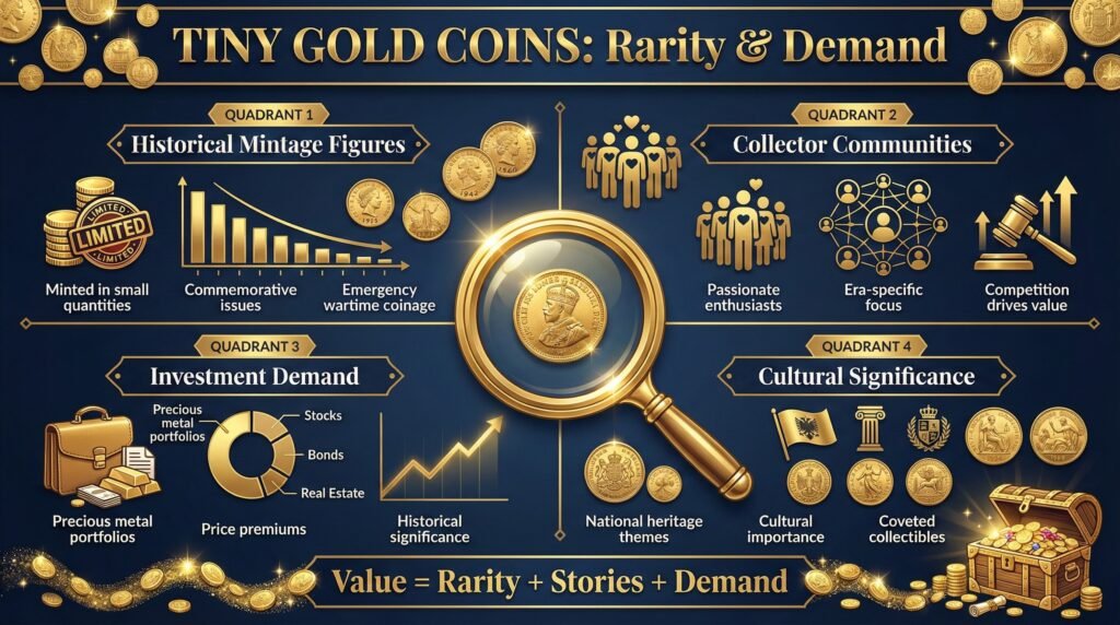 Rarity and Demand for Tiny Gold Coins