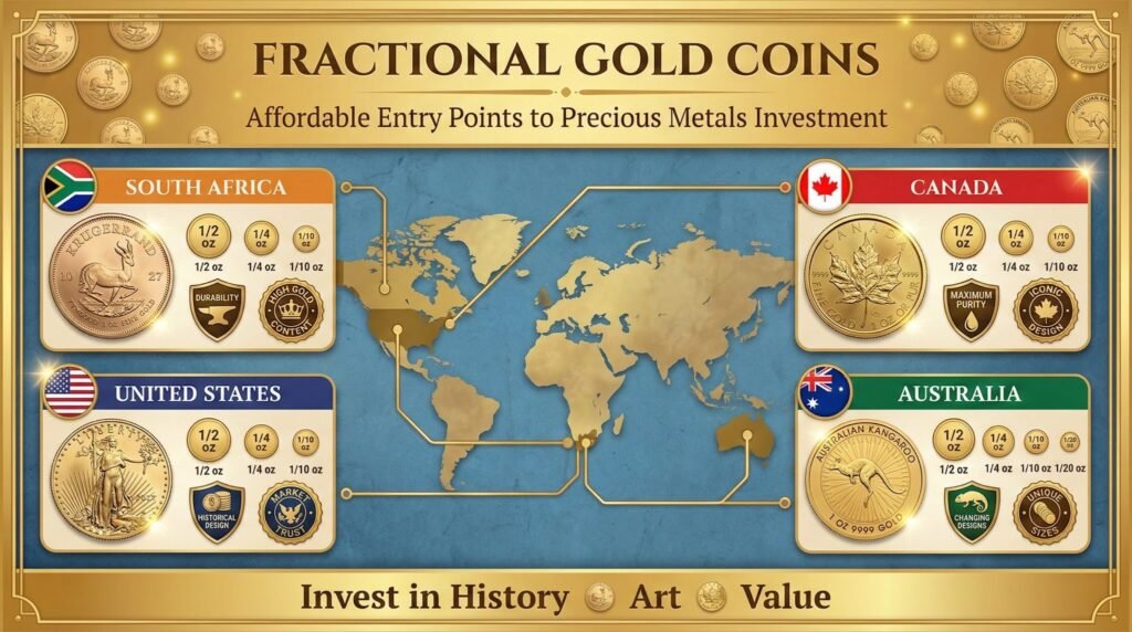 Types of Fractional Gold Coins