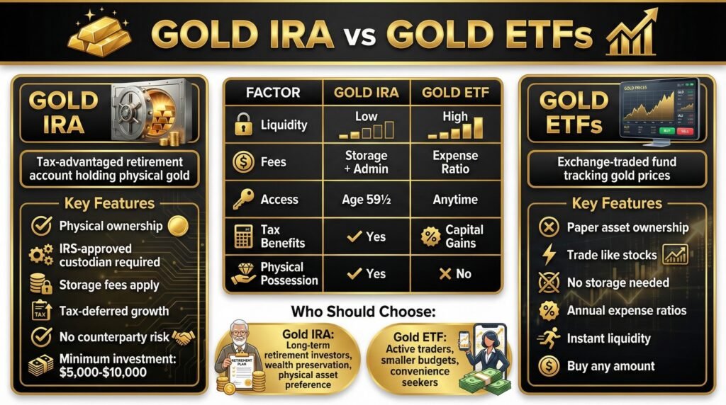 Understanding Gold IRA and Gold ETF