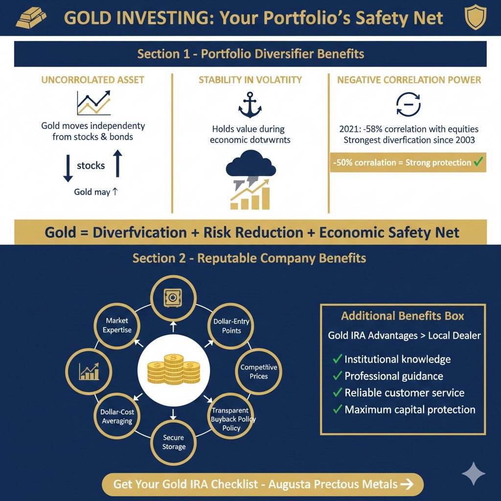 What Are the Advantages of Investing in Gold - Portfolio Diversifier