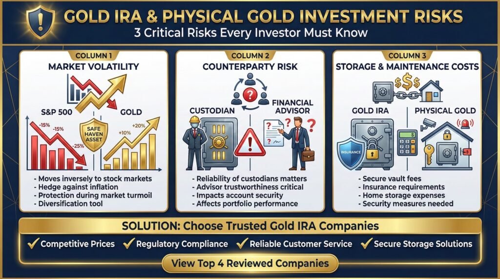 What Are the Risks of Investing in Gold IRA and Physical Gold?