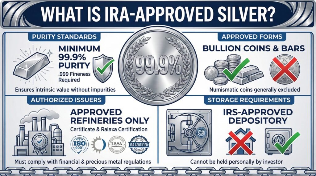 What Does IRA-Approved Silver Mean?