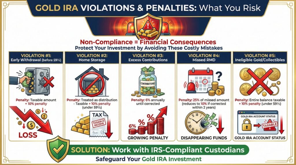 What Happens if You Don’t Follow Gold IRA Rules and Regulations?