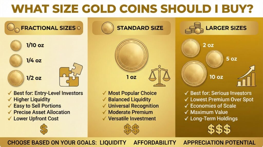 What Size Gold Coins Should I Buy