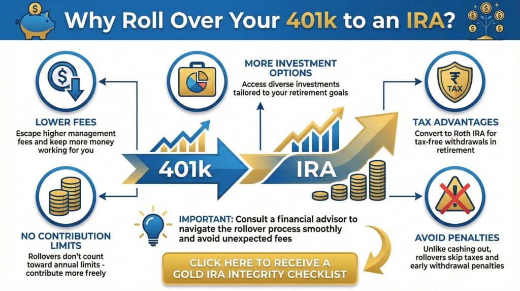 What are the Advantages of Rolling Over a 401k to an IRA in Retirement?