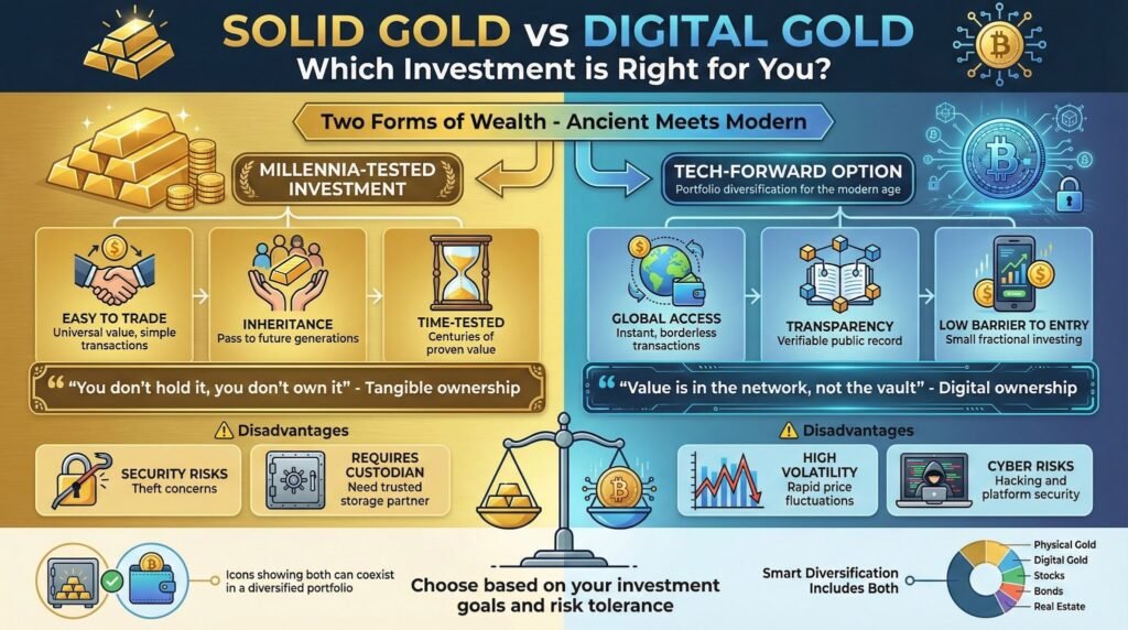 What is The Best Gold to Buy? Solid Gold vs Digital Gold