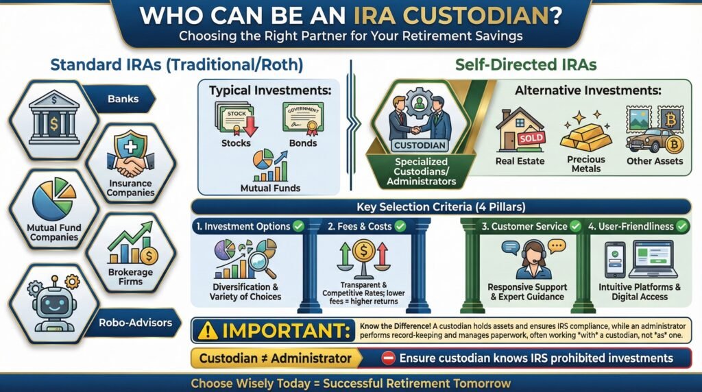 Who Can Be an IRA Custodian