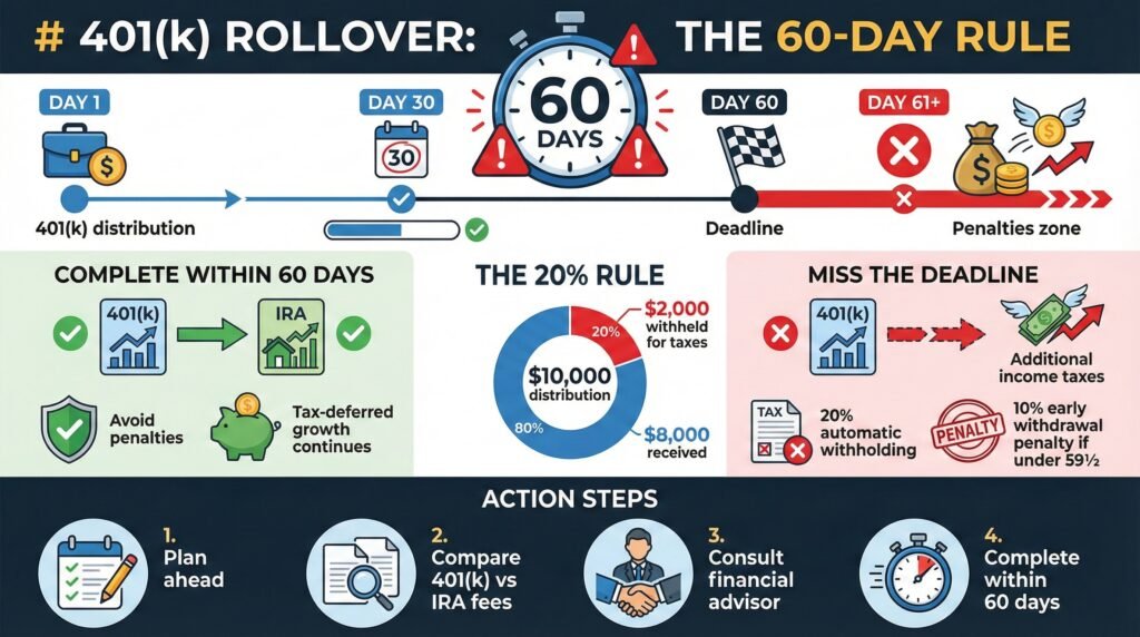 What Happens If You Don't Roll Over 401k Within 60 days