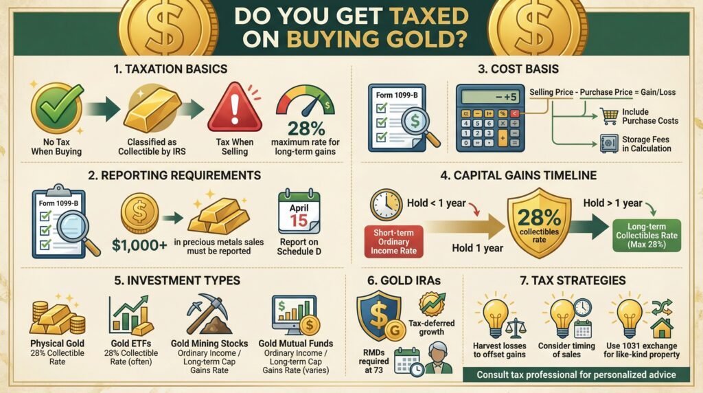 Do You Get Taxed on Buying Gold?