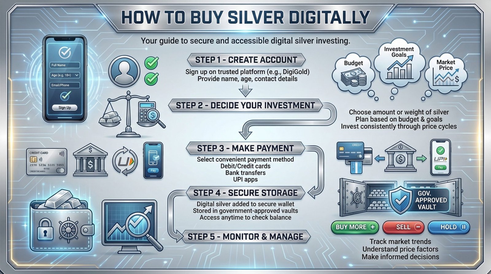 How to Buy Silver Digitally