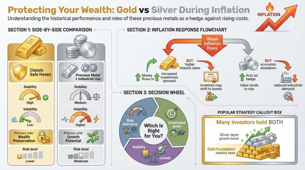 Using Gold and Silver to Protect Against Inflation
