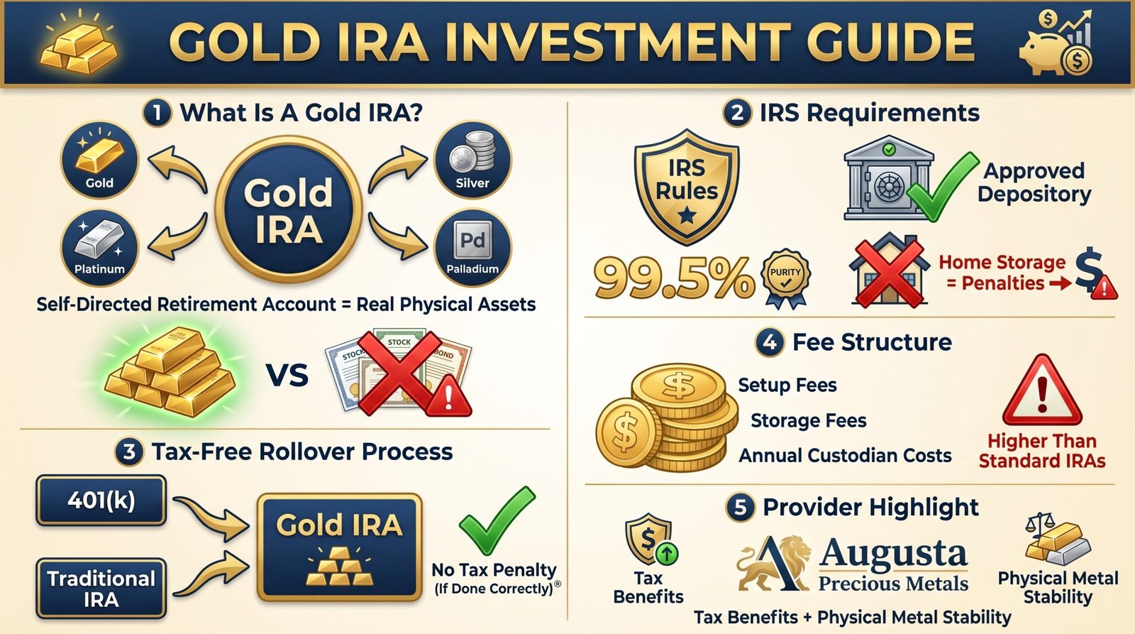 Gold IRA Investing (2026): Beginners Guide, Tips & Insights
