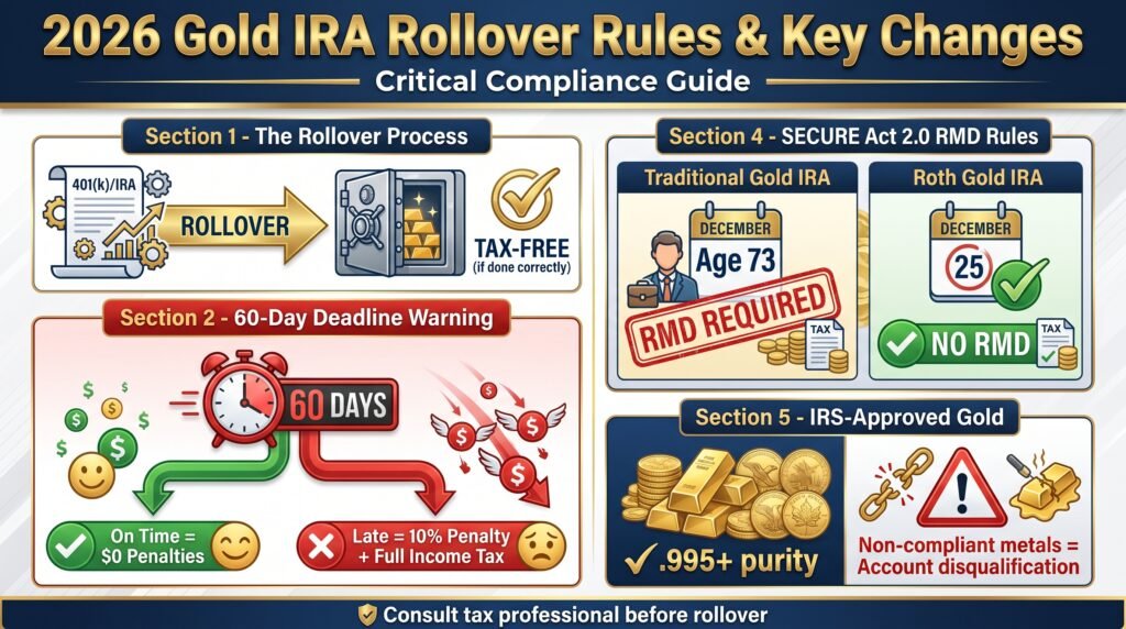 2026 Gold IRA Rollover Rules Changes & Key Insights