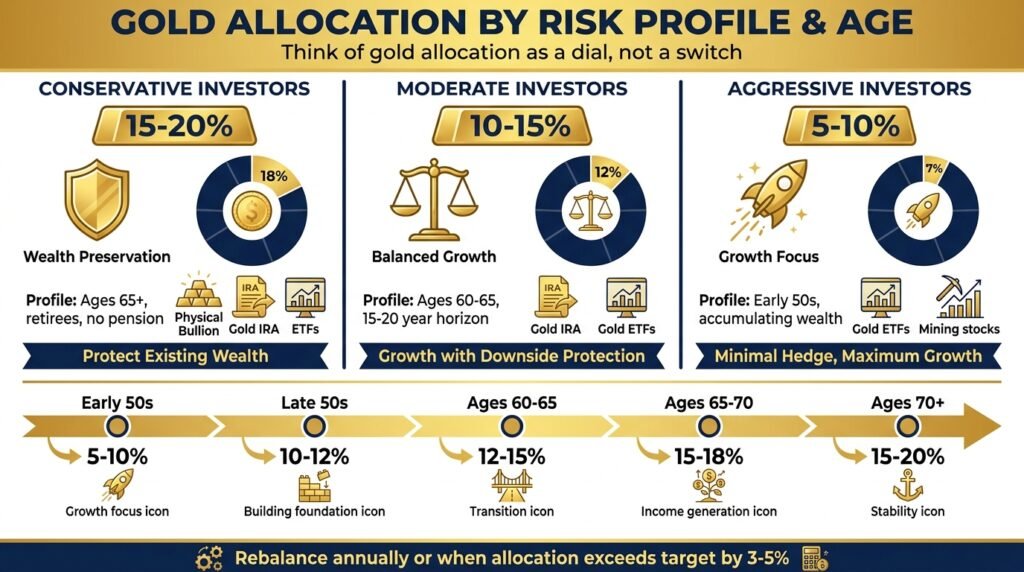 How Your Risk Profile and Age Determines Your Gold Allocation