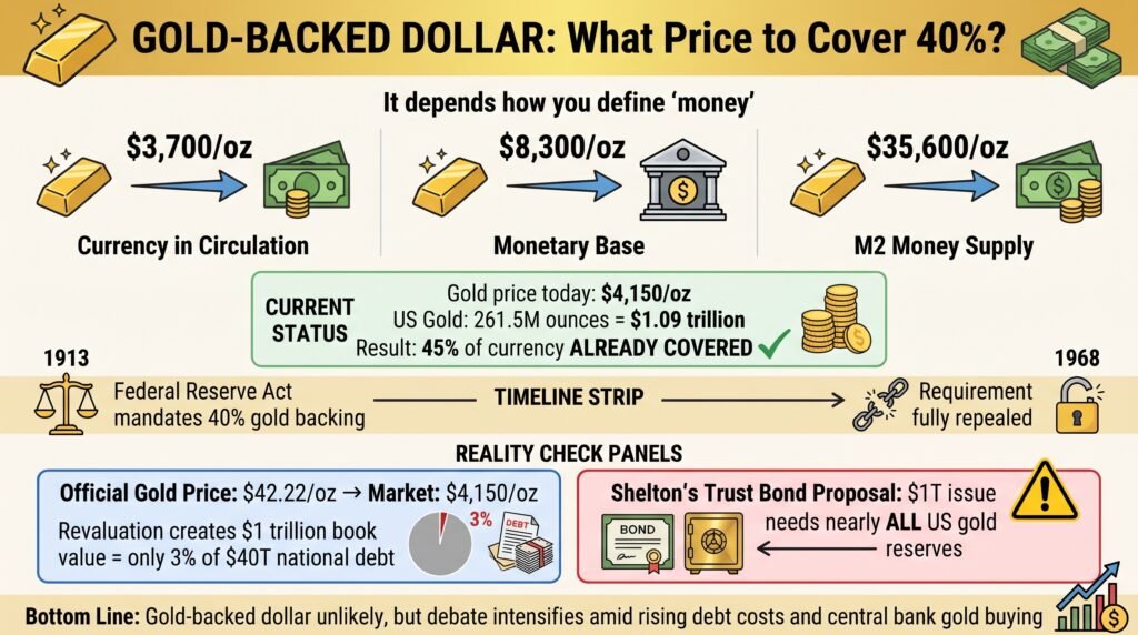 Gold Price at $3,700, $8,300 or $35,600? Dollar and Gold Reset Debate